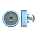 TradeBase 19.3mm Sliding Door Roller, suits shower, flyscreen or wardrobe doors