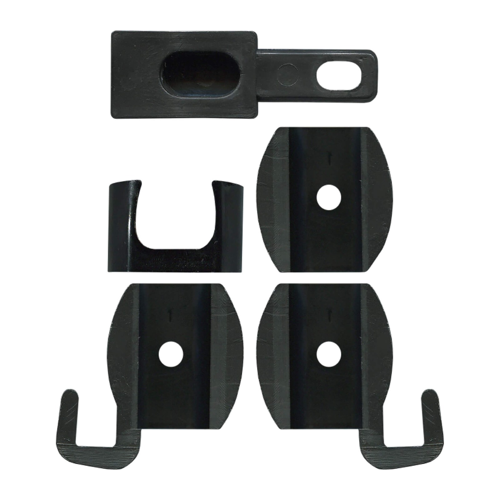 37.6mm Shower Screen Guide Block – Suits Shower Screens - TradeBase SHGDE38 TradeBase 37.6mm Shower Screen Guide Block, suits shower screens