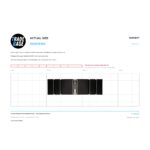 Actual size 1:1 print guide for 77.2mm Shower Screen Handle Knob – Suits Shower Screens on a 10 mm grid