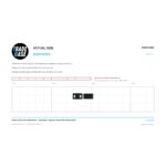 Actual size 1:1 print guide for Shower Screen Pick-Up Block Black – Suits Ideal®, Regency®, Showerite®, Norfe® & BGC® on a 10 mm grid