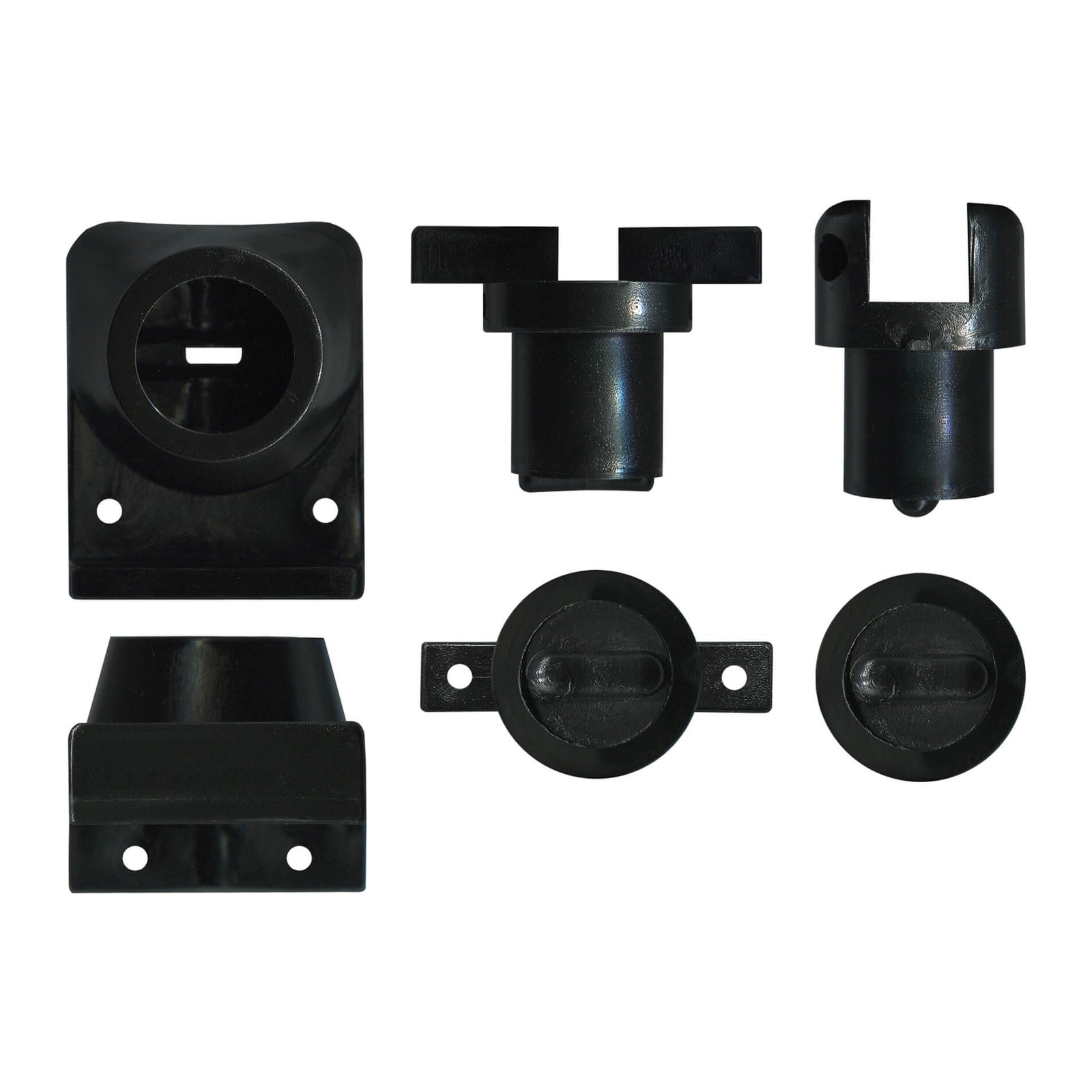 47.3mm Shower Screen Pivot Set – Suits Hinged Shower Screens - TradeBase SHPVT47 TradeBase 47.3mm Shower Screen Pivot Set, suits hinged shower screens