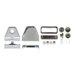 TradeBase 46.7mm Shower Screen Pivot Set, suits hinged shower screens