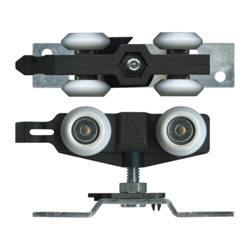 TradeBase 97.8mm Adjustable Sliding Door Trolley & Rollers, suits hanging doors