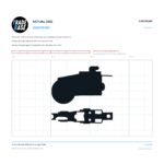 CAR79SS50 78.7mm Adjustable Sliding Door Carriage & Roller actual size identifier, 1:1 scale print sheet on a 10 mm grid