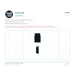 Actual size 1:1 printable identifier for CBC4400 Flyscreen Cross Brace Clip - TradeBase Australia. Print on A4 at 100% and lay your part on the outline. 10 mm grid, 100 mm calibration bar.