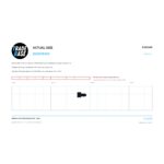 Actual size 1:1 printable identifier for EXP2105 Window Lock Push Extension Pin - TradeBase Australia. Print on A4 at 100% and lay your part on the outline. 10 mm grid, 100 mm calibration bar.