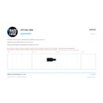 Actual size 1:1 printable identifier for EXP2112 Window Lock Push Extension Pin - TradeBase Australia. Print on A4 at 100% and lay your part on the outline. 10 mm grid, 100 mm calibration bar.