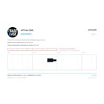 Actual size 1:1 printable identifier for EXP2112SS Window Lock Push Extension Pin - TradeBase Australia. Print on A4 at 100% and lay your part on the outline. 10 mm grid, 100 mm calibration bar.