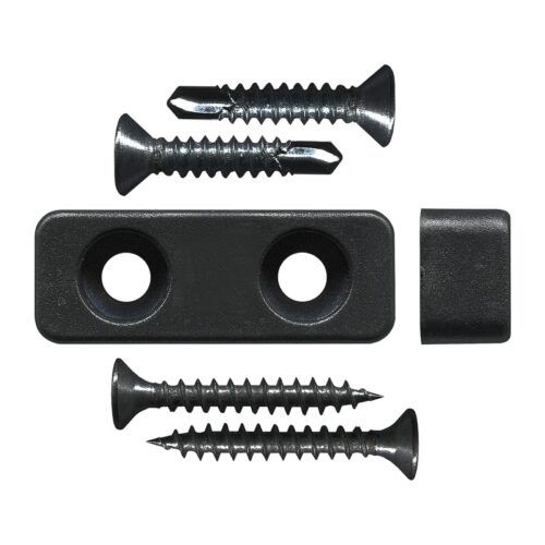 Sliding Aluminium Window Anti-Lift Restrictor – Black, White - TradeBase Australia part LCK8249.
