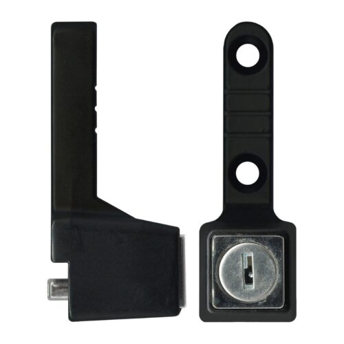 Sliding Aluminium Window Push Lock – Lylock – Keyed – Black, Primrose, White - TradeBase Australia part LPS8242.