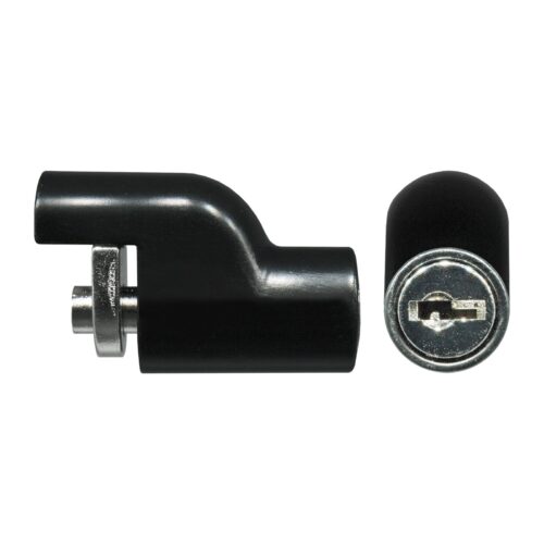 Sliding Aluminium Window Push Lock – Venlock Mini – Suits Sills to 8mm – Black, White - TradeBase Australia part LPS8244.