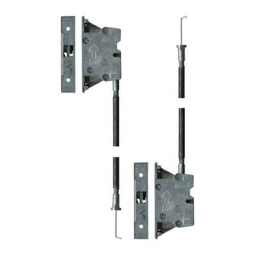 Security Door Remote Lock Kit – Suits Sliding Security Doors – Black - TradeBase Australia part LRK8821KIT.