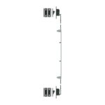 Security Door Remote Lock Kit – Suits Sliding Security Door – SHB – High Kit – Black - TradeBase Australia part LRK8871KITH.