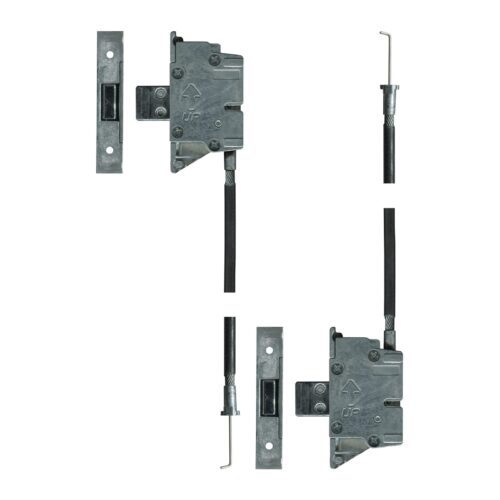 Security Door Remote Lock Kit – Suits Hinged Security Doors – Black - TradeBase Australia part LRK8931KIT.