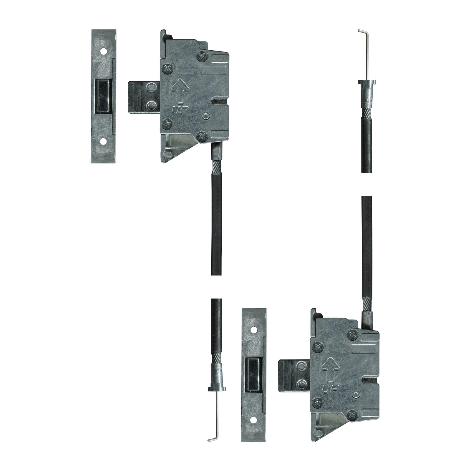 Security Door Remote Lock Kit - LRK8931KIT Security Door Remote Lock Kit – Suits Hinged Security Doors – Black - TradeBase Australia part LRK8931KIT.