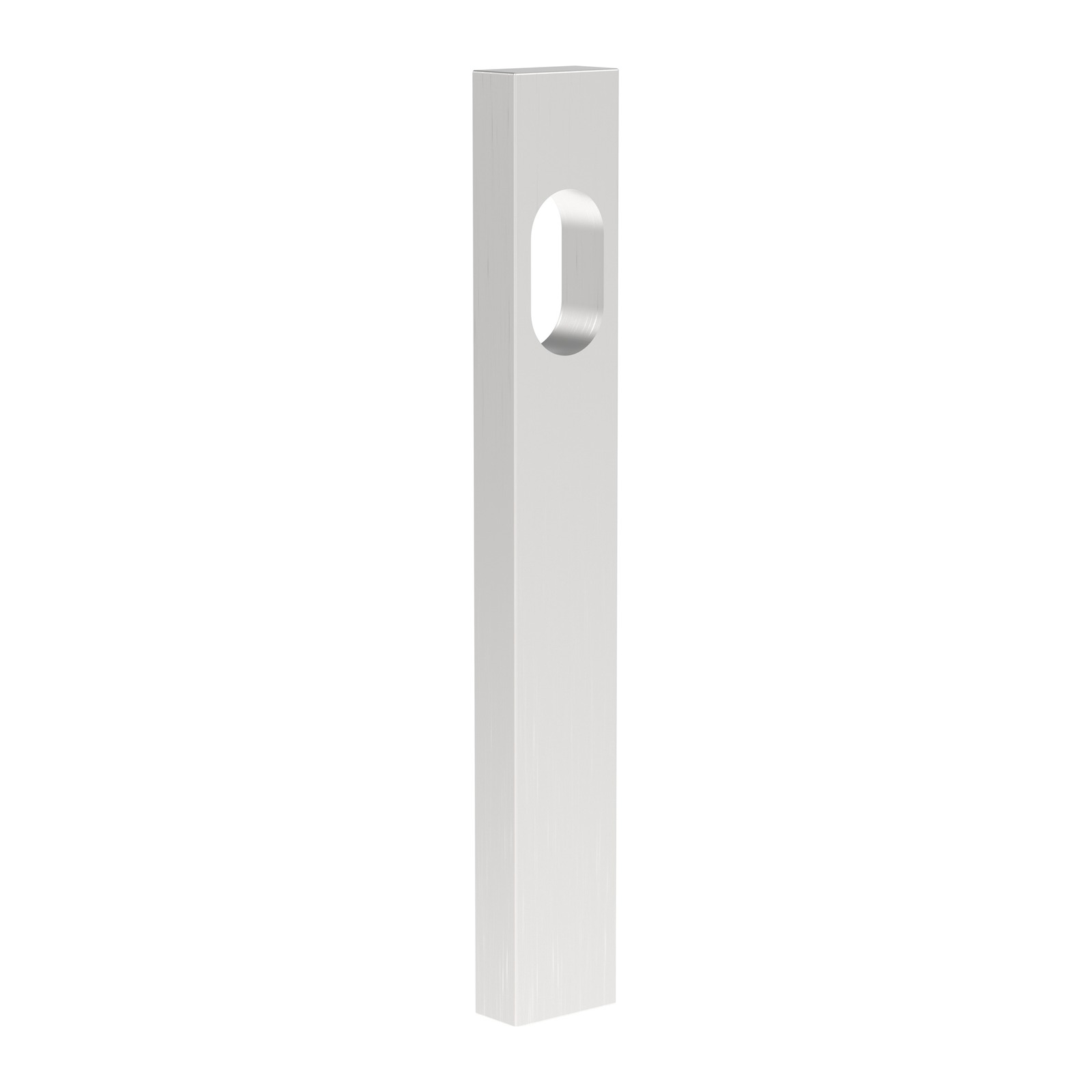 Narrow Stile External Plate – Cylinder Hole – No Lever – Suits NL Mortice Locks – Satin Chrome - TradeBase NLF1231STC TradeBase Narrow Stile External Plate – Cylinder Hole – No Lever – Suits NL Mortice Locks – Satin Chrome in Satin Chrome