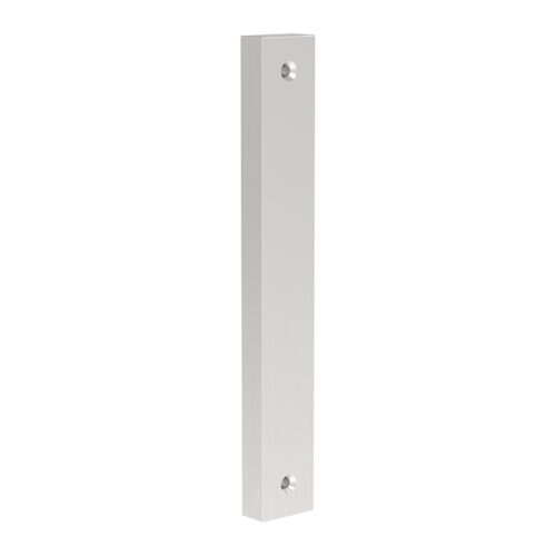 TradeBase Narrow Stile Internal Plate – Plain – No Lever – Suits NL Mortice Locks – Satin Chrome in Satin Chrome