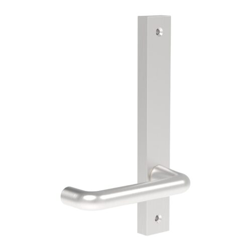 TradeBase Narrow Stile Internal Plate & Lever – No Cylinder Hole – Suits NL Mortice Locks – Satin Chrome in Satin Chrome