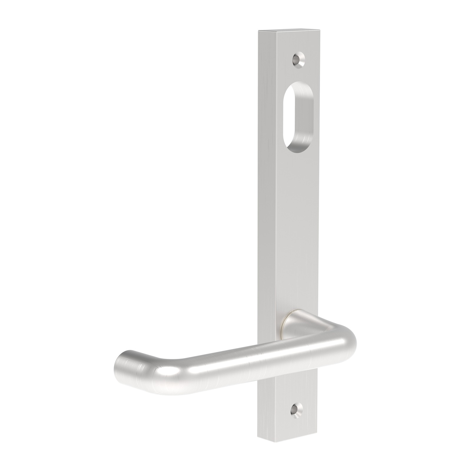 Narrow Stile Internal Plate & Lever – Cylinder Hole – Suits NL Mortice Locks – Satin Chrome - TradeBase NLF1244STC TradeBase Narrow Stile Internal Plate & Lever – Cylinder Hole – Suits NL Mortice Locks – Satin Chrome in Satin Chrome
