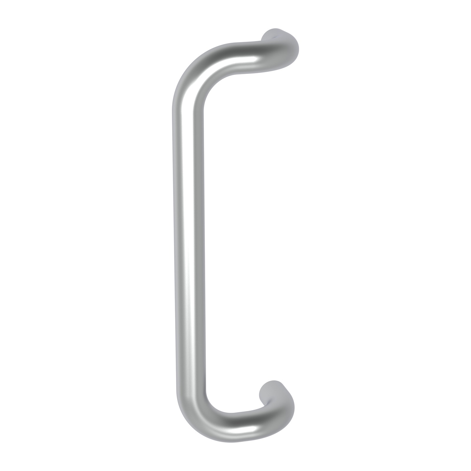 Offset D Pull Handle 170mm – Narrow Stile Doors – Satin Chrome - TradeBase NLF1249STC TradeBase Offset D Pull Handle 170mm – Narrow Stile Doors – Satin Chrome in Satin Chrome