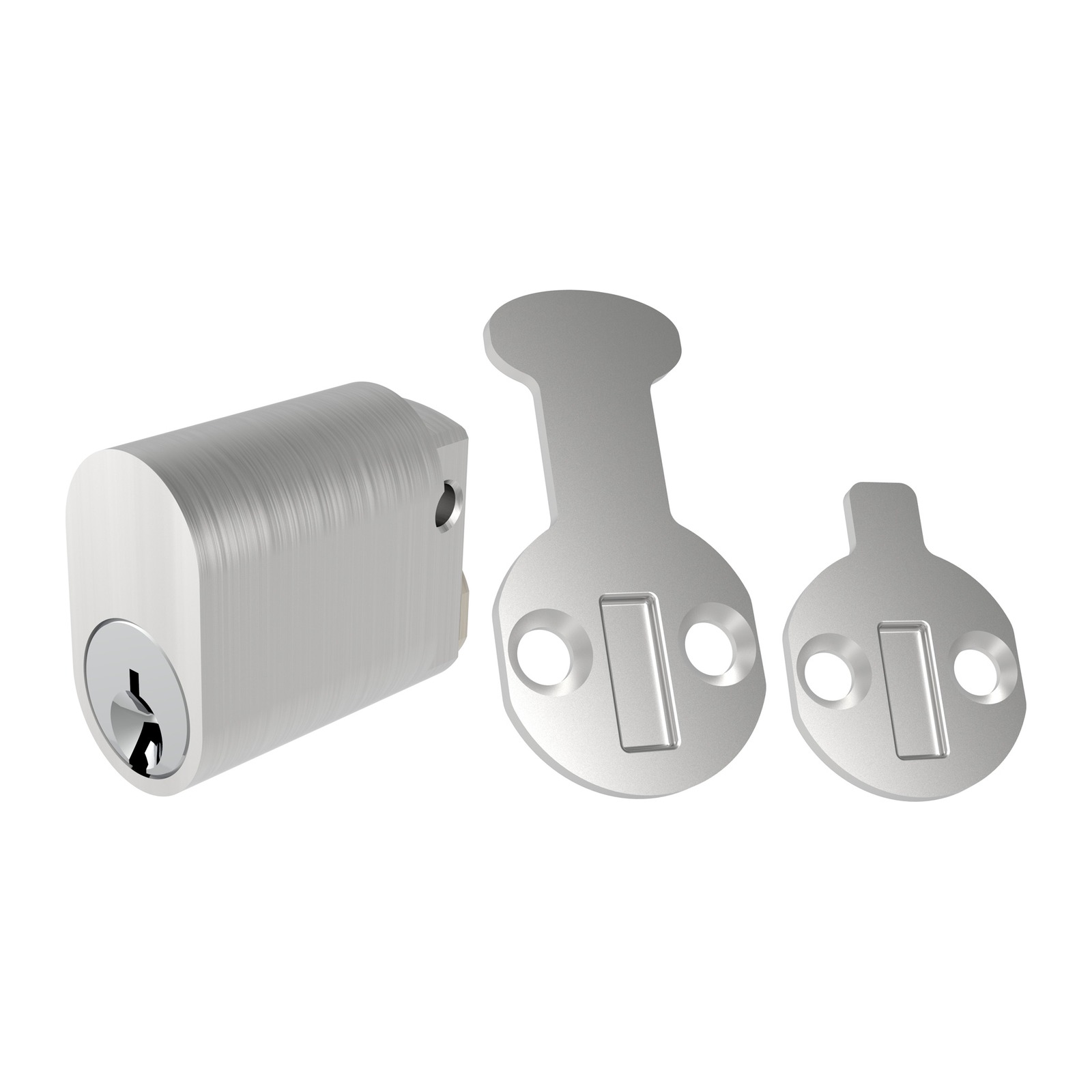 Oval Cylinder – 6 Pin C4 – X & Z Cams – Suits NL & WL Mortice Locks – Satin Chrome - TradeBase OCY1280XZ TradeBase Oval Cylinder – 6 Pin C4 – X & Z Cams – Suits NL & WL Mortice Locks – Satin Chrome in Satin Chrome