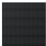 Black perforated aluminium security mesh sheet in 1.8mm 5052 marine grade aluminium with 2mm round holes in staggered rows