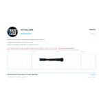 Actual size 1:1 printable identifier for PPN4610 Flyscreen Plunger Pin - TradeBase Australia. Print on A4 at 100% and lay your part on the outline. 10 mm grid, 100 mm calibration bar.
