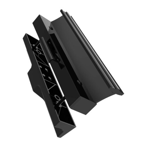 Sliding Patio Door Lock – Non-Keyed – 125mm Hole Centre – Suits GJames Commercial – Black - TradeBase Australia part PTL8611BLK.