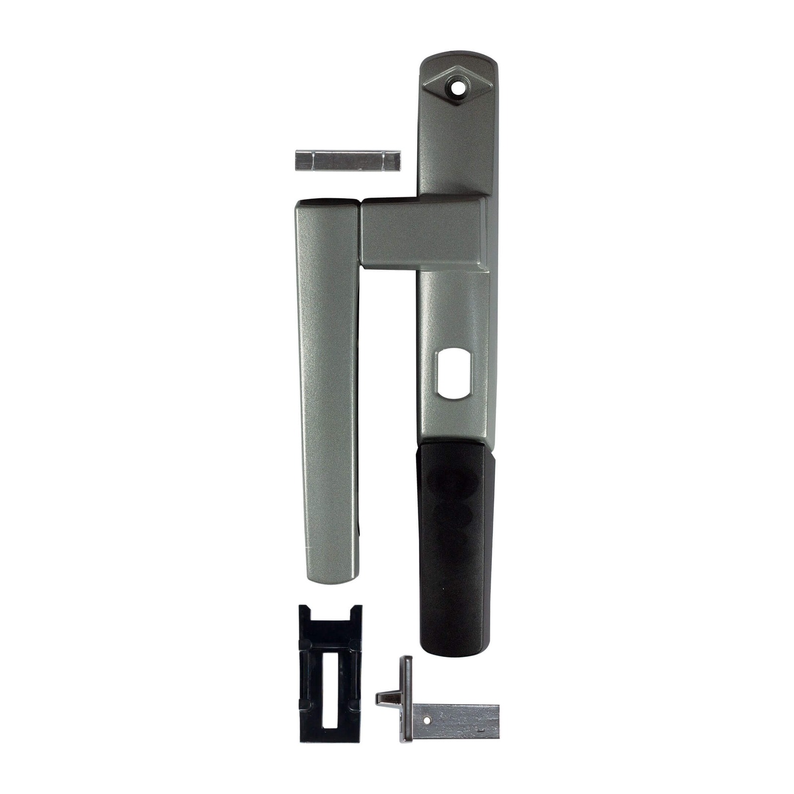 Sliding Patio Door Lever Lock - PTL8831SIL Sliding Patio Door Lever Lock – Left Hand – Suits Jason – Silver Pearl - TradeBase Australia part PTL8831SIL.