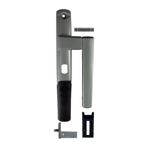 Sliding Patio Door Lever Lock – Right Hand – Suits Jason – Silver Pearl - TradeBase Australia part PTL8832SIL.