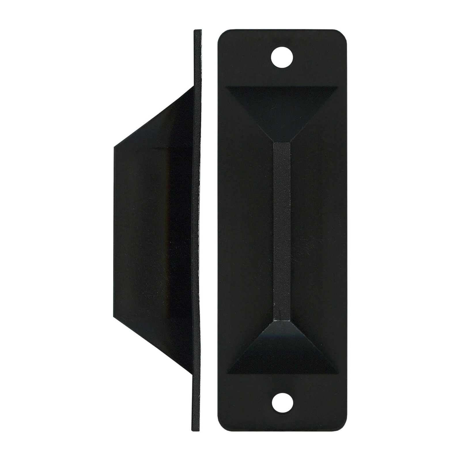 Sliding Screen Door Pull - PUL6060 Sliding Screen Door Pull – Black – Suits Dowell and Boral Mk5C - TradeBase Australia part PUL6060.