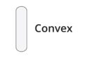 Convex roller profile diagram