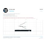 Actual size 1:1 printable identifier for RSC4305 Flyscreen Retaining Spring Clip - TradeBase Australia. Print on A4 at 100% and lay your part on the outline. 10 mm grid, 100 mm calibration bar.