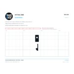 Actual size 1:1 printable identifier for RSC4350 Flyscreen Retaining Spring Clip - TradeBase Australia. Print on A4 at 100% and lay your part on the outline. 10 mm grid, 100 mm calibration bar.