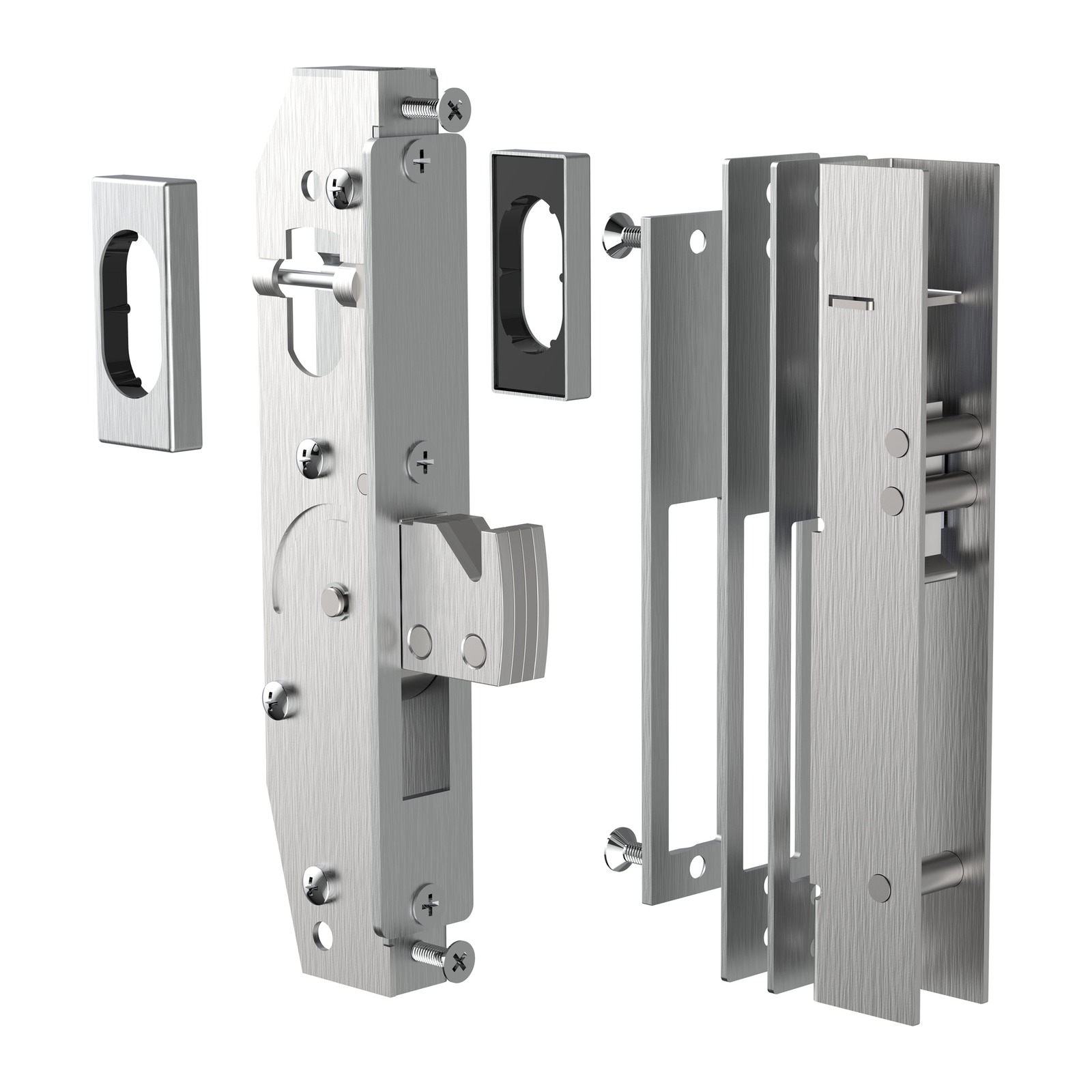 Swing Bolt Hook Mortice Lock SB29 – 29mm Hook Throw – With Escutcheons & Strike Box - TradeBase SBM2034 TradeBase Swing Bolt Hook Mortice Lock SB29 – 29mm Hook Throw – With Escutcheons & Strike Box