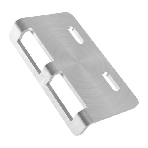 Sliding Screen Door Striker Plate – Suits Sliding Screen Door – L Keeper – 304 Stainless Steel - TradeBase Australia part STP8110SS.