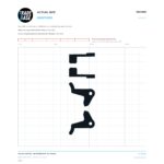 Actual size 1:1 printable identifier for SWC4580 Flyscreen Swivel Clip - TradeBase Australia. Print on A4 at 100% and lay your part on the outline. 10 mm grid, 100 mm calibration bar. Measures 36.2 x 14.9 mm and 36.6 x 14.9 mm and 36.7 x 34.2 mm and 36.3 x 34.1 mm.