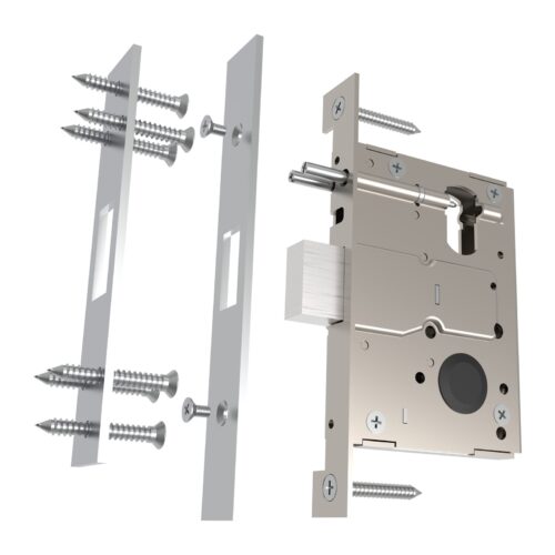 WB60 wide stile deadbolt mortice lock body with 60 mm backset