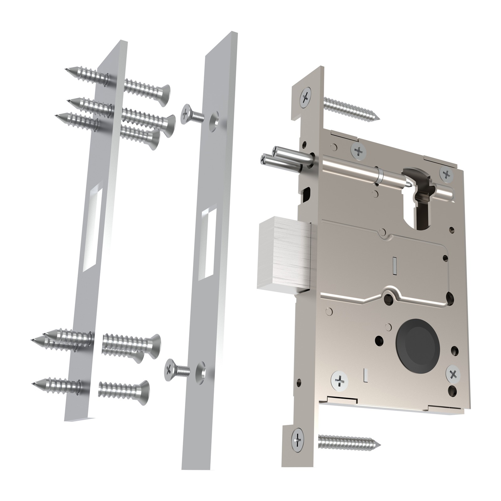 Wide Stile Deadbolt Mortice Lock WB60 – Oval Cylinder – 60mm Backset - TradeBase WBM1424 TradeBase Wide Stile Deadbolt Mortice Lock WB60 – Oval Cylinder – 60mm Backset