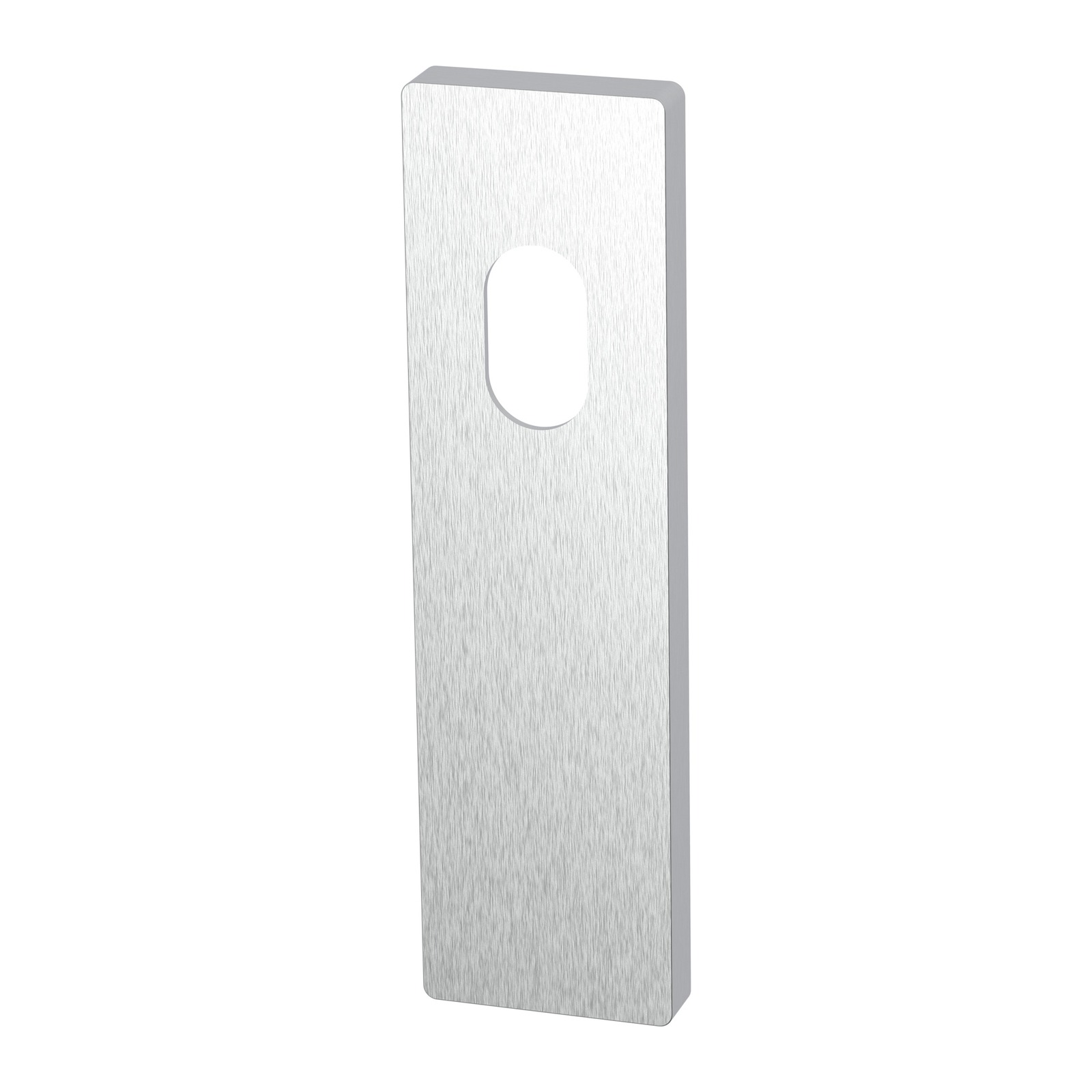 Wide Stile External Plate – Cylinder Hole – No Lever – Suits WL Mortice Locks – Satin Chrome - TradeBase WLF1431STC TradeBase Wide Stile External Plate – Cylinder Hole – No Lever – Suits WL Mortice Locks – Satin Chrome in Satin Chrome