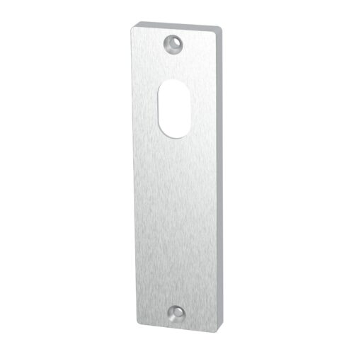 TradeBase Wide Stile Internal Plate – Cylinder Hole – No Lever – Suits WL Mortice Locks – Satin Chrome in Satin Chrome