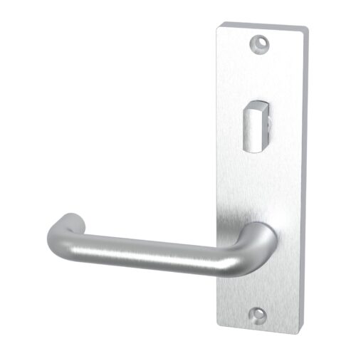TradeBase Wide Stile Internal Plate & Lever – Turn Snib – Suits WL Mortice Locks – Satin Chrome in Satin Chrome