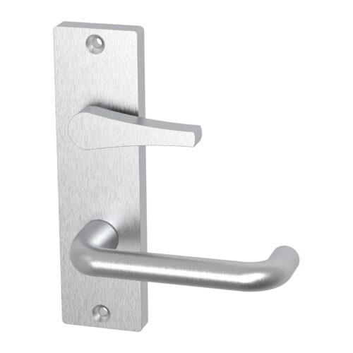 TradeBase Wide Stile Internal Plate & Lever – Accessible Snib – Left Handed – Suits WL Mortice Locks – Satin Chrome in Satin Chrome