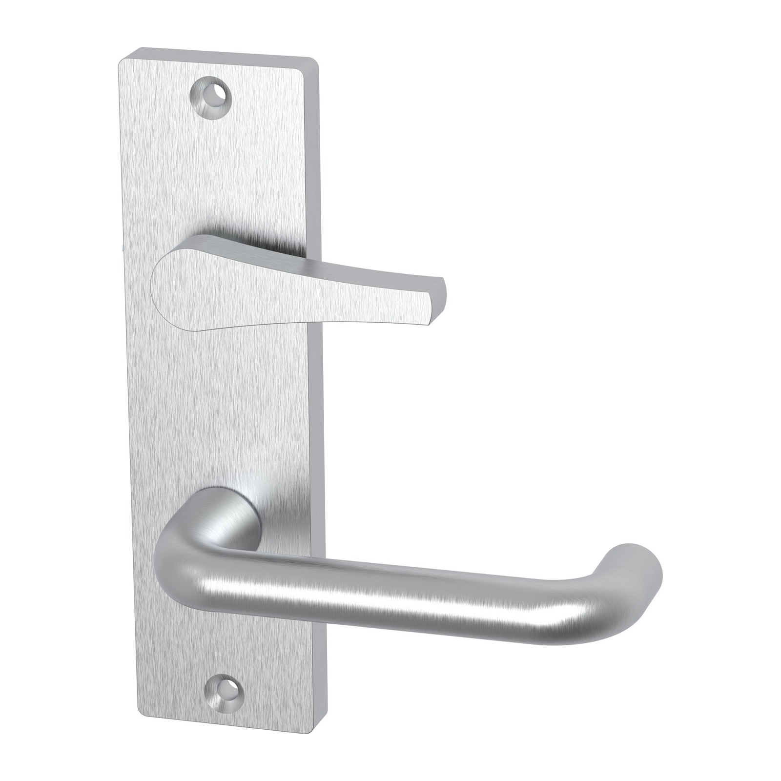 Wide Stile Internal Plate & Lever – Accessible Snib – Left Handed – Suits WL Mortice Locks – Satin Chrome - TradeBase WLF1448STCL TradeBase Wide Stile Internal Plate & Lever – Accessible Snib – Left Handed – Suits WL Mortice Locks – Satin Chrome in Satin Chrome