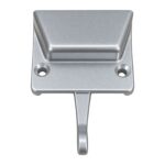 TradeBase Silver window sash cam lock for double hung windows, lock only, top view