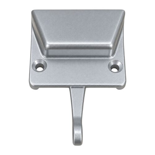 TradeBase Silver window sash cam lock for double hung windows, lock only, top view
