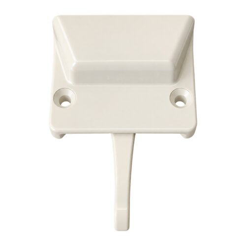 TradeBase White Birch® window sash cam lock for double hung windows, lock only, top view