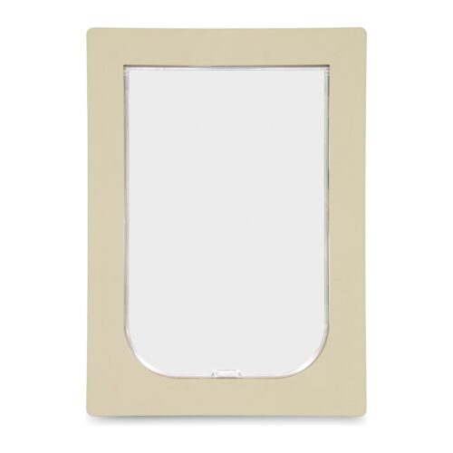 Pet Door – Suits Barrier & Screen Doors – Large 260 x 400mm Flap – Primrose® – front view