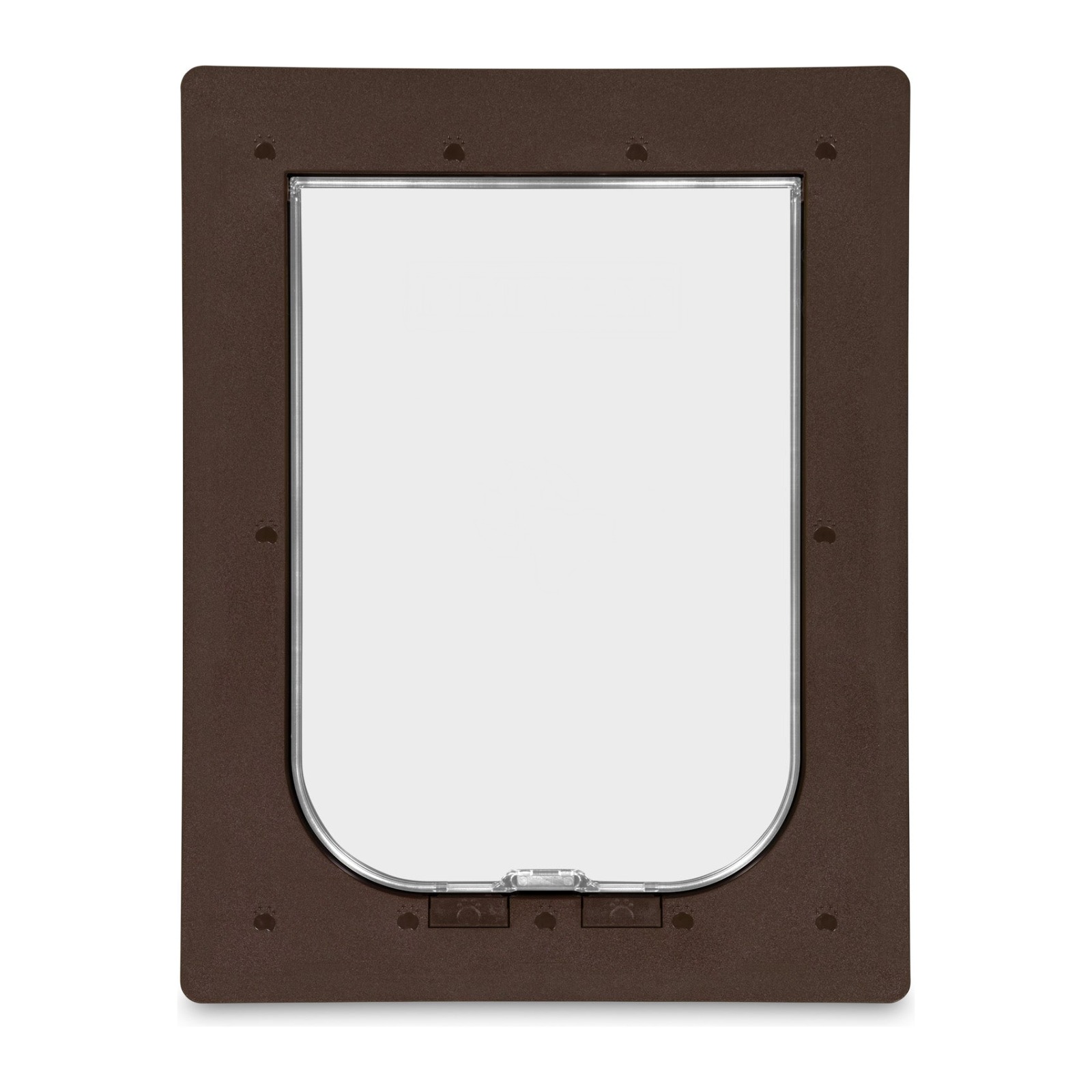 Pet Door – Suits Barrier & Screen Doors – Medium 225 x 305mm Flap – Brown Pet Door – Suits Barrier & Screen Doors – Medium 225 x 305mm Flap – Brown – front view