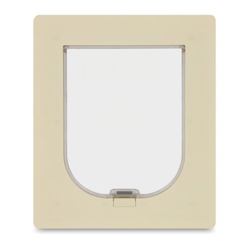 Pet Door – Suits Barrier & Screen Doors – Small 190 x 240mm Flap – Primrose® – front view